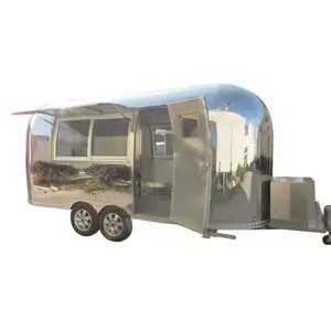4m remolque de hielo crema Van móvil cerveza carro Pop carrito de café Vending, carros de comida móvil remolques