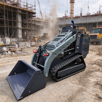Mini Skid Steer Loader Ringkas dengan Tenaga Hidrolik Canggih untuk Tugas Konstruksi Perkotaan