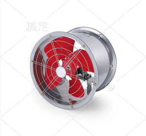 พัดลมระบายความร้อนอุณหภูมิสูงสำหรับอาคารโรงงานพัดลมระบายอากาศท่อไอเสียท่ออุตสาหกรรมพัดลมไหลตามแนวแกน - Product Image 3