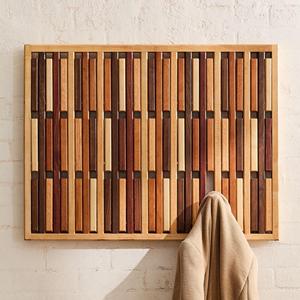 <span class=keywords><strong>Porte</strong></span>-manteau magnétique <span class=keywords><strong>mural</strong></span> en bois fait main au Texas, organisateur de 5 crochets pour entrée, couloir, manteaux, chapeaux et clés - Product Image 1