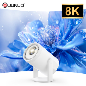 JUNUO Turn 1 Hot Selling Mini <b>Projector</b> 200Ansi 720P 1+8GB Newest Android 14 with BT Portable <b>Projector</b> for Home Use - Product Image 4