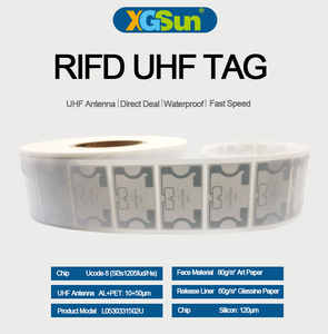Étiquette RFID UHF mini certifiée ARC pour la gestion du commerce de détail, puce U <span class=keywords><strong>CODE8</strong></span>, passive, réinscriptible, étanche, autocollante - Product Image 4