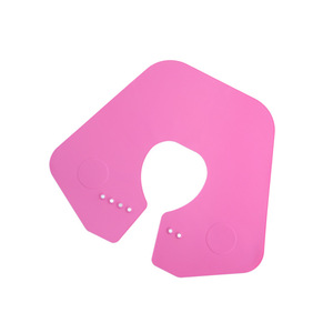 Capa de peluquería de silicona antiencrespamiento, capa para peinar el cabello, talla grande, azul y rosa, para uso en salón - Product Image 4