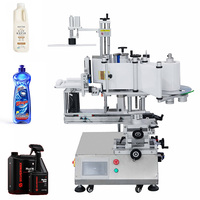 Machine d'étiquetage semi-automatique électrique pour bouteilles, autocollante, multifonctionnelle, à axe rotatif, pour bocaux en verre, bouteilles en plastique et bois