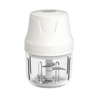 Mini hachoir à ail électrique, 400 ml, hachoir à légumes USB, hachoir à oignon, petit robot culinaire portable pour gingembre, piment, légumes