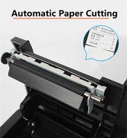 Thermal Printer 80MM Printer Penerimaan POS USB LAN Otomatis untuk Mesin Pengisian Bahan Bakar Mesin Kasir Biaya Pencetakan Xp-n160ii