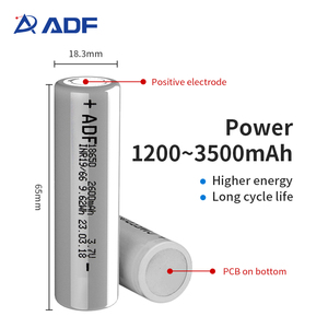 แบตเตอรี่ลิเธียมไอออน 3.7v 18650 2600mah เซลล์แบตเตอรี่ลิเธียมไอออน - Product Image 4