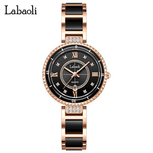 นาฬิกาข้อมือควอตซ์เซรามิกกันน้ำสำหรับผู้หญิง - Product Image 2