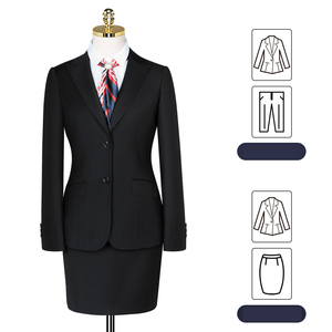 OEM Slim Fit <span class=keywords><strong>Blazer</strong></span> für Damen Büroanzüge Modische Kleidung Hosen Maßgeschneidert Angepasst - Product Image 3