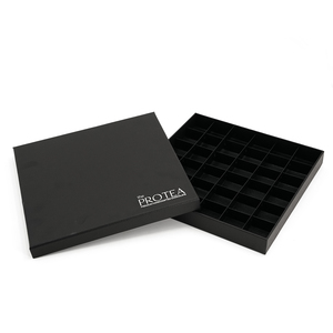 Boîte cadeau carrée noire en chocolat écologique personnalisée de qualité supérieure - Product Image 2