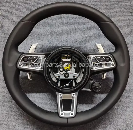 For Porsche 997 991 model new 992, 08-15 sports version, 997.2 991.1 carbon brazed black steering wheel