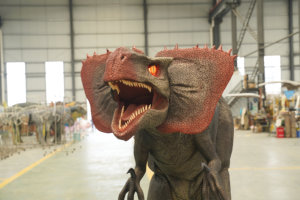 Costume de dinosaure <span class=keywords><strong>Velociraptor</strong></span> Mutant Zigong CET avec design de pattes cachées, léger, tailles personnalisées pour centres commerciaux, aéroports et parcs à thème - Product Image 2