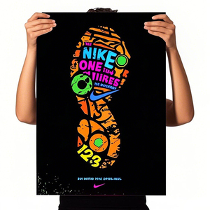 Affiche publicitaire personnalisée grand format en papier kraft imprimé offset, avec <span class=keywords><strong>film</strong></span> laminé, couleurs CMYK, pour films, photos, musique et publicité commerciale - Product Image 3