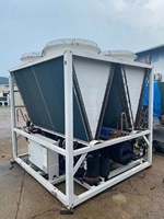 Enfriador de Aire Industrial Aidea de 15 Toneladas, Serpentín de Enfriamiento, Compresor de Tornillo, Ventilador Axial, 380/220V, Alta Eficiencia de Transferencia de Calor