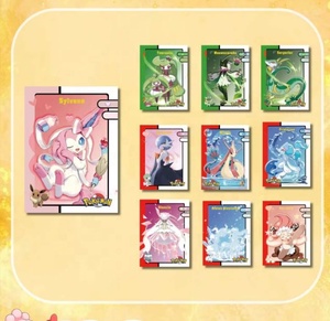 YUNYOU 2 Lot de cartes de collection Pokémon Polaroid, incluant des cartes rares <span class=keywords><strong>Pikachu</strong></span> et Eevee, avec film <span class=keywords><strong>photo</strong></span> détachable, pour jeu de cartes et de société, jouets - Product Image 2