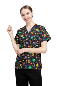 Uniformes Chirurgicaux Médicaux Pharmacie Hôpital Scrubs Tops Respirant Salon de Beauté Dentisterie Scrubs Médicaux Uniformes - Product Image 3