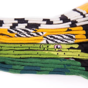 ถุงเท้าผู้ชายแบบถักลายปักแฟชั่นดีไซน์ใหม่  ขนาดใหญ่  โลโก้สั่งทำได้  ผ้าฝ้าย - Product Image 5