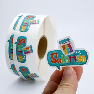 Autocollants personnalisés en vinyle découpés sur mesure pour pots de bonbons, étiquettes alimentaires imperméables autocollantes pour emballages de snacks - Product Image 2