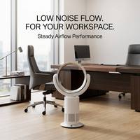 Ventilateur de bureau sans pales au design moderne, oscillant, sûr et efficace pour les espaces de travail modernes et l'usage domestique (OEM/ODM)