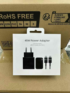 Adaptador de Corriente USB C T4511 PD de 45W al por Mayor con Cable, Enchufe <span class=keywords><strong>para</strong></span> EE. UU., UE y Reino Unido, Adaptador de Viaje <span class=keywords><strong>para</strong></span> <span class=keywords><strong>Samsung</strong></span> Galaxy S21 <span class=keywords><strong>S22</strong></span> S23 S24 - Product Image 2