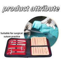 Kit d'outils de chirurgie dentaire pour étudiants en médecine Coussinet de suture en silicone pour la formation pratique en sciences médicales essentielles