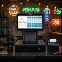 HBA-X10 сенсорный экран Pos кассовый аппарат со встроенным принтером для системы pos ресторана