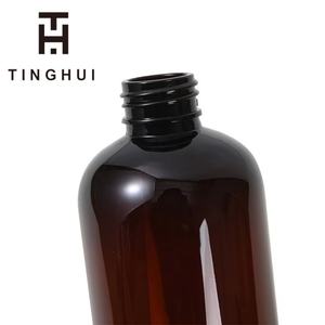 Custom 300ml 500ml Plastic Shampoo <b>Bottle</b> Refillable Body Lotion Container with Pump Empty Cosmetic <b>Oil</b> <b>Bottle</b> - Product Image 4
