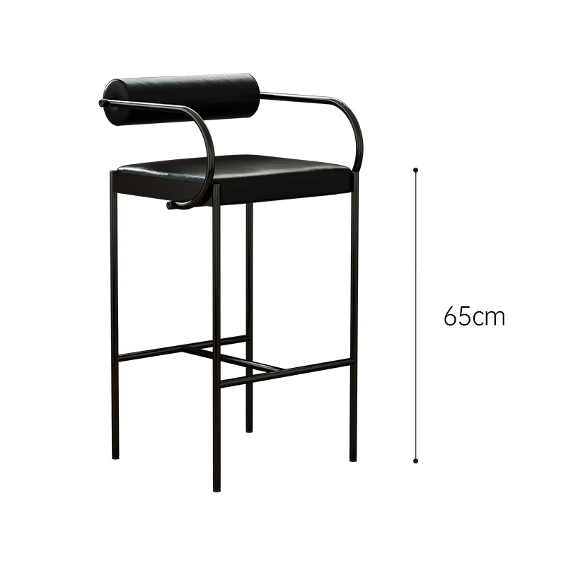 65 assis haut jambe noire coussinet noir