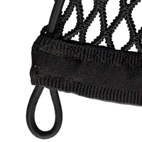Filet de rangement élastique pour sacoches latérales et top-case de moto, organisateur de bagages en maille PP, filet de fixation intérieur pour coffre arrière, noir 12+