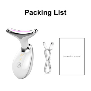 Appareil de beauté à usage domestique pour les rides du cou, <span class=keywords><strong>micro</strong></span>-<span class=keywords><strong>courant</strong></span>, <span class=keywords><strong>lifting</strong></span>, amincissement, raffermissement, masseur, prise EU, resserrement de la peau - Product Image 5