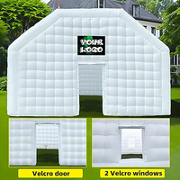 Tente publicitaire gonflable personnalisée grande tente gonflable blanche pour mariage, anniversaire, carnaval, fête
