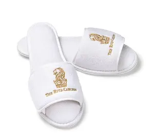 high quality yangzhou factory disposable waffle hotel slippers