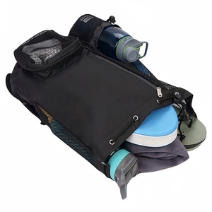 <span class=keywords><strong>Sac</strong></span> à dos <span class=keywords><strong>de</strong></span> sport unisexe en polyester avec cordon <span class=keywords><strong>de</strong></span> serrage, poche humide, filet en maille, imperméable, pour la natation, la <span class=keywords><strong>plage</strong></span> - Product Image 4