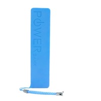 Power Bank Bentuk Lipstik Portabel - Mini Ringkas Mudah Dibawa 5W Output Casing Aluminium Silinder; Plastik
