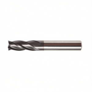 Ttake Standard Solid Carbide End Mill Ta1407 30 Degree Helix 4 <b>Flutes</b> Nano TiAlN Coated Short For Contour Finishing - Product Image 2