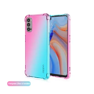 Rainbow Gradient Aurora Phone Case For INFINIX HOT 11 11S 10 10i 9 P SMART HD 2021 Soft Silicone Back Mobile phone case