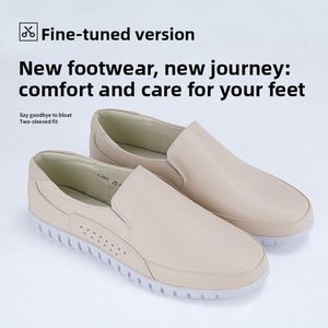 Dssyon Nurse <strong>Shoes</strong> Unisex Toe Soft Sole Non-Tiring Foot Arch Support Deodorizing Non-Slip Dobby Fabric Hospital Office Use - Product Image 2
