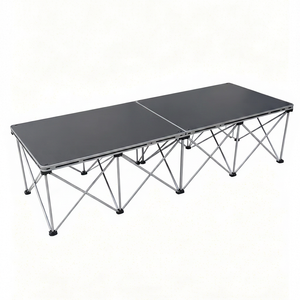 Plataforma de Escenario Plegable de Aluminio RK, Escenario Portátil para Eventos y Bodas, Montaje en Suelo, Ligero, para Exteriores - Product Image 1