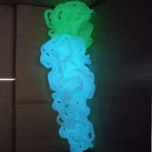 3mm Multicolor Handbag Halloween Kids Glow In Dark Green Plastic Chain