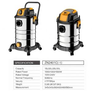 Aspirateur Cyclonique à Tambour K-D/W 2026 de Haute Qualité avec Filtre HEPA pour Voiture et Hôtel, Électrique Humide/Sec, Sac Inclus - Product Image 5