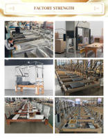 Nouveau Reformer Pilates Commercial en Bois d'Érable Certifié CE 2026 pour Studio Commercial – Machine Pilates Pliante