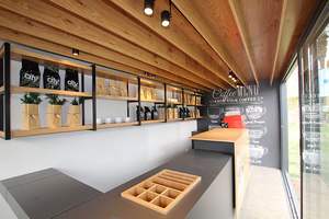 Conteneur d'expédition moderne, café boutiques <span class=keywords><strong>boulangerie</strong></span> 20 pieds 40 pieds Mobile café conteneur Fast Food cabanes - Product Image 5