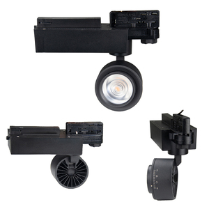 Ronse H Thiết Kế Hiện Đại 120V Trần Dây Đường Sắt Hệ Thống Chiếu Sáng Màu Đen & Trắng Bìa COB Chip <span class=keywords><strong>LED</strong></span> Đèn Tại Chỗ Theo Dõi Ánh Sáng Thiết Lập - Product Image 4