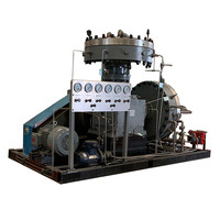 Compresor de Diafragma de 15KW, Entrada 7.5 Bar, Salida 455 Bar, Helio, Completamente Libre de Aceite, Anti-Fugas, Flujo 52Nm3/h, Máquina Industrial
