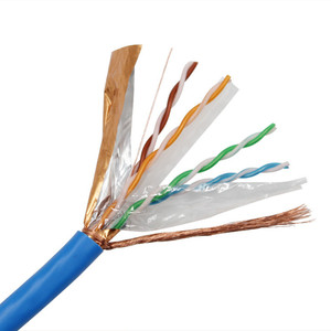 <span class=keywords><strong>Cable</strong></span> Ethernet Cat6 SFTP blindado de cobre sólido RJ45 de 1000 pies para interiores, 23AWG, para datos de red, voz, router y módem - Product Image 4