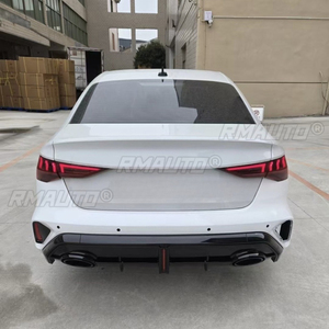 สำหรับ Audi A3 S3 2025+ ชุดแต่งกันชนหลัง ลิปสปลิตเตอร์ ดิฟฟิวเซอร์ ชุดแต่งตัวถังรถยนต์ ฝาครอบป้องกันกันชน อุปกรณ์ตกแต่งรถยนต์ - Product Image 5