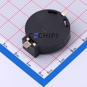 BS-24-B5AM007 Button & Strip Battery Connector SMD Connector Battery Holder <b>CR2450</b> Phosphor Bronze - Product Image 2