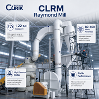 Broyeur à rouleaux Raymond CLRM amélioré, augmentation de la capacité de 15 %, machine de broyage pour usine de poudre de calcaire, solution tout-en-un