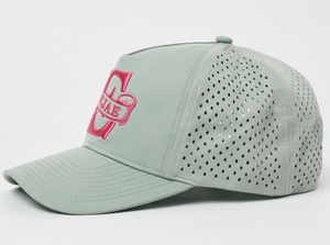 Casquette de baseball personnalisable à 5 panneaux avec broderie exquise, maille découpée au laser, unisexe, réglable, à fermeture snapback - Product Image 2