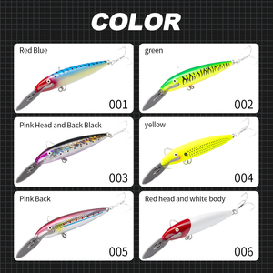 Promotion : Leurre de pêche coulant 140 mm 40 g rouge et blanc pour thon, Jerkbait, Pesca, leurre dur coulant pour la pêche à la traîne - Product Image 5